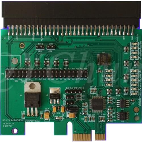 Pcie development board CH367 development board evaluation board PCIe bus to 8-bit local bus PCIe to ISA