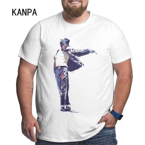 Pop Star Posters Men Oversized T Shirts White Plus Size T-shirt for Big Man Cotton Tops Tees Summer 2021 6XL 5XL