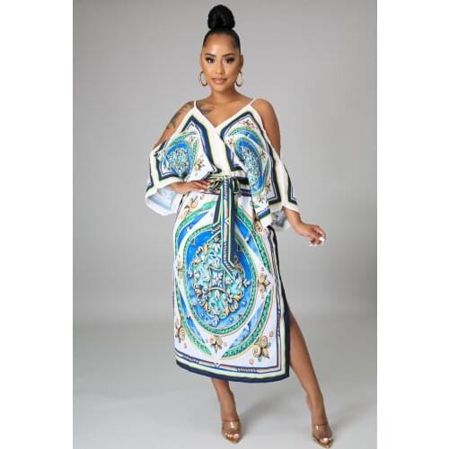 QUHENG Off-the-shoulder Summer Dresses