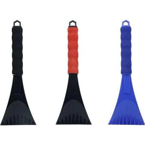 Windshield Ice Scraper with Foam Grip, Car Window Glass Cleaning Tool Ice Crusher Ice Scraper Frost Removal Scraper