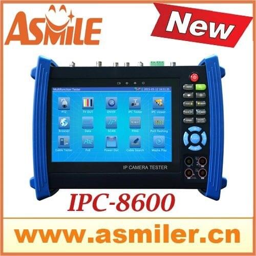 7" IP camera tester CCTV tester monitor ip cameras and analog cameras testing cable scan ip revise PTZ 12V2A POE output
