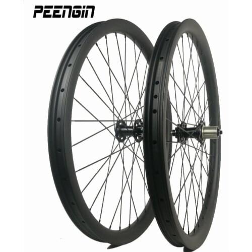 Carbon-wheels-mtb oem carbon bike parts factory/manufcaturer 26er Mountain Bicycle 40 Width Wheelset for down hill cycling fans