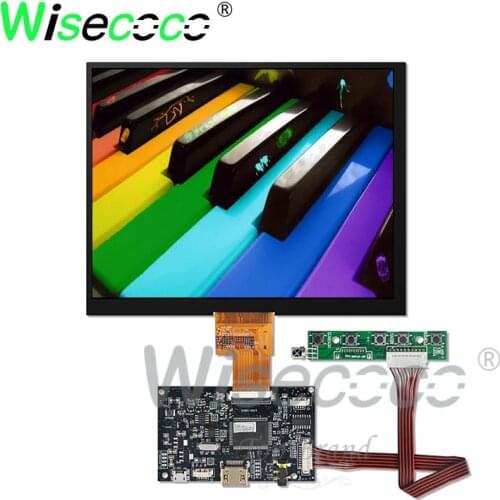Wisecoco 8 inch LCD 1024*768 IPS screen with HDMI LVDs 40 pins driver board HJ080IA-01E for laptop mini pc