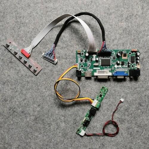WLDE 60Hz panel drive board 1600*900 30-Pin LVDS VGA+DVI M.NT68676 Fit LTM200KT07/LTM200KT10/M195RTN01/M200RTN01 matrix Kit