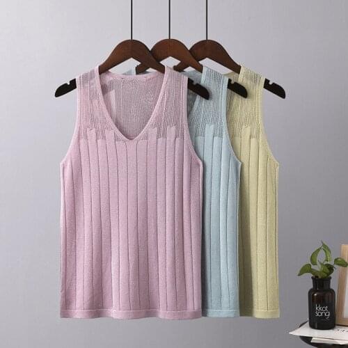 SINGREINY Women Knitted Tank Tops Sexy Sleeveless Solid Elastic Slim Casual Basic Tops Summer Korean Fashion Streetwear Vest