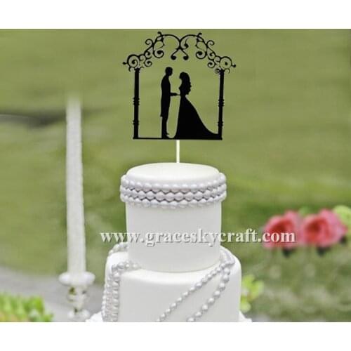 12pcs free shipping Glitter paper Wedding Birthday Cakes Toppers Bride Groom Design Party Home Supplies Favors cupcake picks