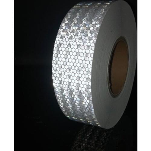 5cmx25m Reflective Bicycle Stickers Adhesive Tape For Bike Safety White Red Yellow Reflective Bike Stickers