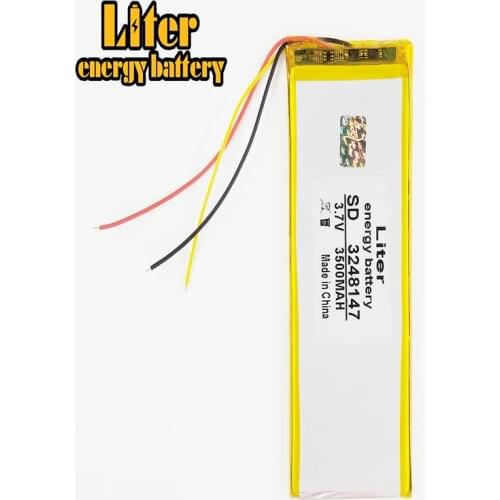 3 Wires Inner Exchange Battery PL 3248147 3500mAh for 7" TABLET Batteries Replacement Irbis TX18 with Track number