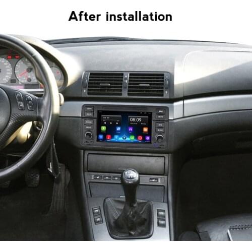 AutoRadio Car Player Stereo For BMW 3 Series E46 Multimedia M3 318/320/325/330/335 1998-2005 GPS Navigation Stereo Headunit MIC