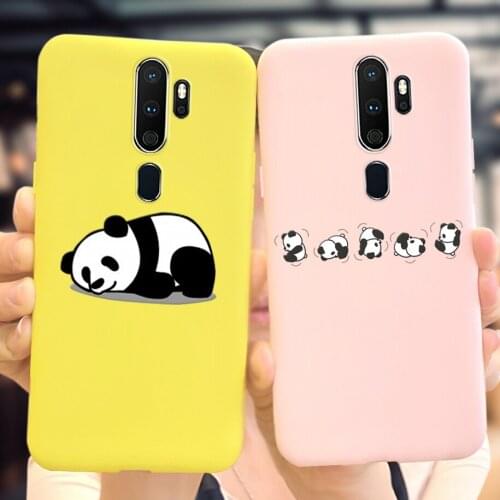 Cute Panda Case For OPPO A5 A9 2020 Cases 6.5" Soft Back Protective Cover For OPPO A5 A 5 2020 CPH1931 CPH1959 A11x Coque Fundas