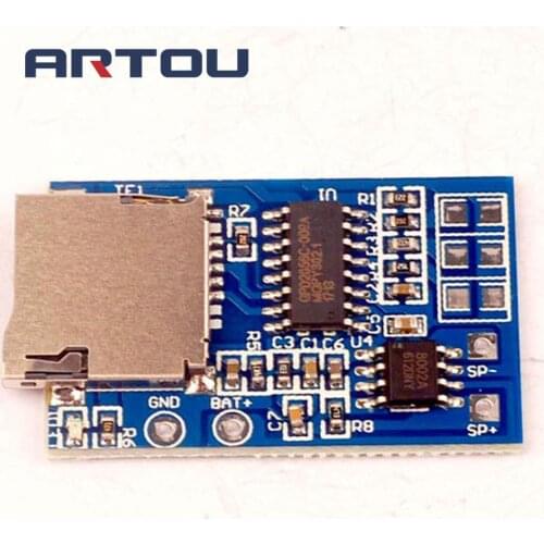 GPD2846A TF Card MP3 Decoder Board 2W Amplifier Module for Arduino GM Power Supply Module