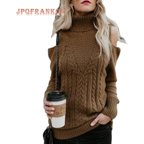 Женские пуловеры с открытыми плечами JPQFrankoy China At AliExpress