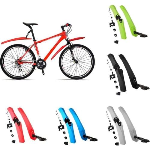 Electric Bicycle Fenders Cycling MTB Quick Release Front Rear Road Mountain Bike Mudguard Set Ebike Parts with free shipping