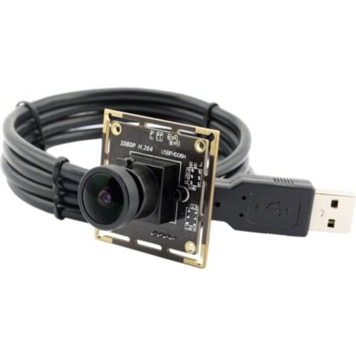 2mp 1080P USB video camera module 170 degree fisheye lens CMOS Sony IMX322/IMX323 USB board Camera