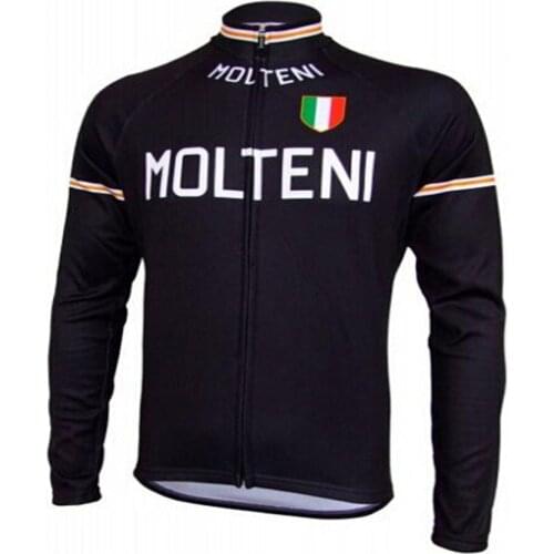 Molte Ropa ciclismo hombre invierno winter thermal fleece long cycling jersey maillot only 2016 mtb clothing #85