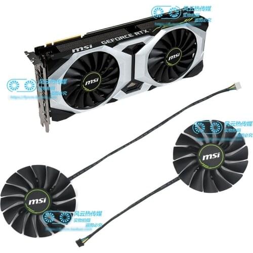 New Original Graphics Video Card Cooling Fan for MSI RTX2080 RTX2080S RTX2080Ti SUPER VENTUS OC PLA09215B12H