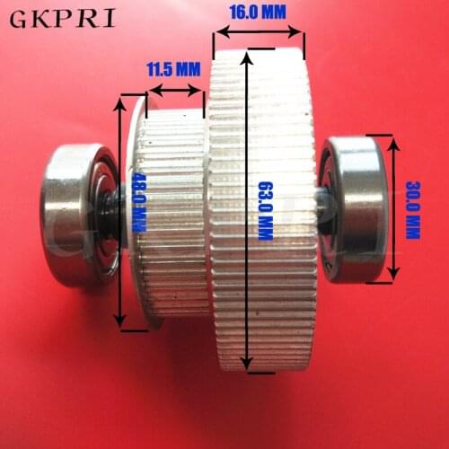 Piezoelectric printer Witcolor Wit-color Smart Ultra 9000 9200 motor pulley DX5 DX7 carriage belt gear tower pulley 100:45 teeth