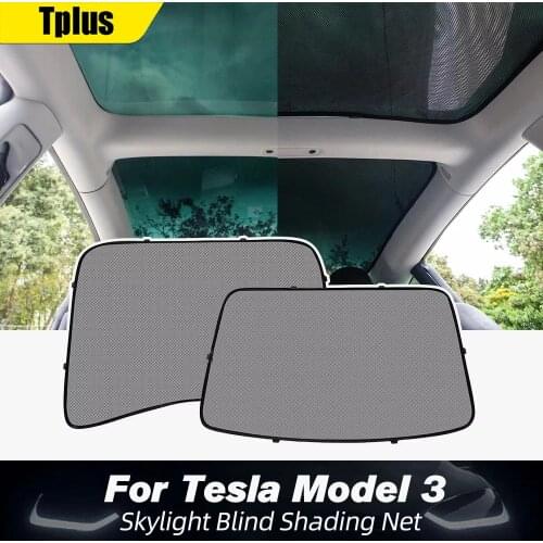 Model3 Car Sunshade Sun Shade For Tesla Model 3 2021 Accessories Roof Window Sun Visor Front Windshield Sun Protection Protector