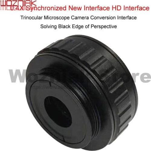 Trinocular Microscope Camera Conversion Interface 0.5X Synchronized New Interface HD Interface Solving Black Edge of Perspective