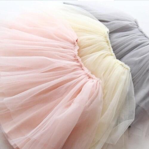 2017 Spring Summer Tutu Skirts For Baby Girls Kids Princess Tulle Skirts Lovely Fluffy Ball Gown Skirt Children Clothing DQ374