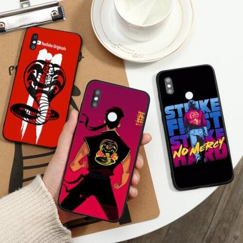 Cobra Kai Season pattern luxury protective Phone Case shell For Xiaomi Redmi note 7 8 9 t k30 max3 9 s 10 pro lite