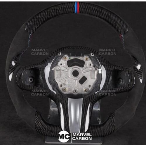 100% REAL CARBON FIBER STEERING WHEEL COMPATIBLE WITH BMW G38