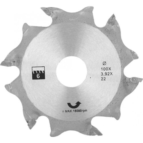 100x22x3.92mm Multifunctional Carbide Biscuit Jointer Blade Cutter Woodworking Cutting Saw Blade For Slotting Tenoning Machine