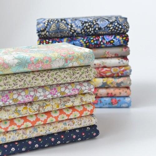 145CMx50CM First love floral cotton fabric crafts summer apparel dress patchwork fabric for hair bow sewing tissue cotton cloth