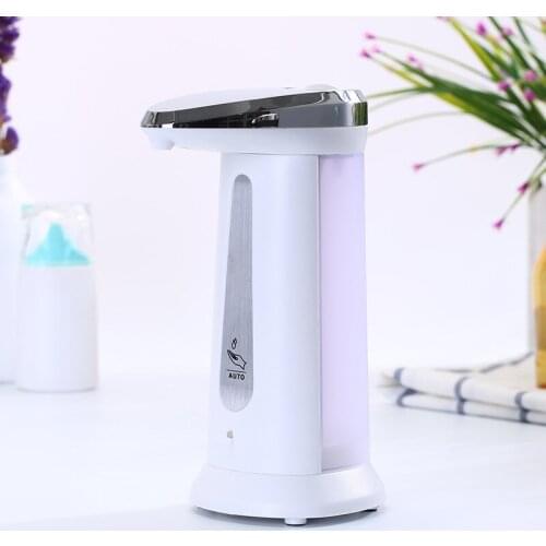 300ml Automatic Induction Soap Dispenser Home Kitchen ABS Induction Soap Dispenser Desk Type Lotion Shampoo Liquid Container