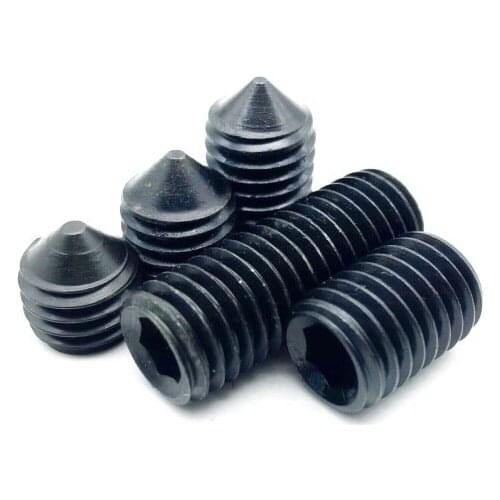 12.9-level tip hex headless screw/top wire/cone end set/machine meter screw M3M4M5M6M8M10M12*3 4 5 6 8 10 12 16 20 25 3035 40 50