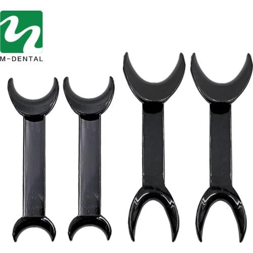 4PCS(2pcs Large+2pcs Small)Double Head T-Shape Intraoral Cheek Lip Retractor Opener Dental Tool Orthodontic Teeth Mouth Material
