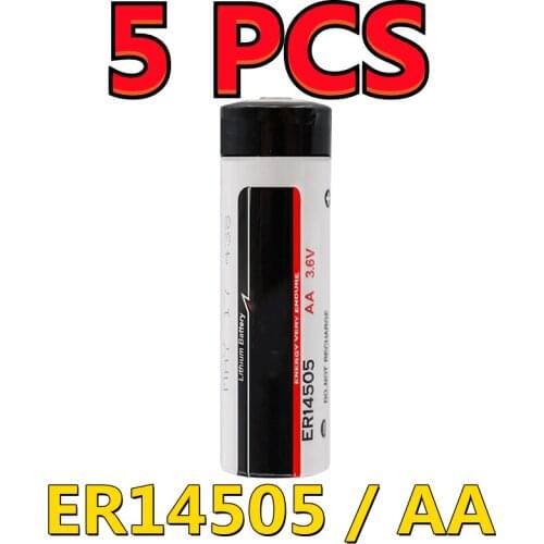 5PCS Original NEW For EVE ER14505 Smoke Alarm Detector AA 3.6V Lithium PLC Battery