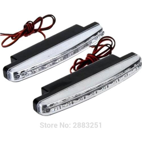DC12v Waterproof Car LED Day Light Driving Lamp For mitsubishi outlander 3 asx lancer 9 10 l200 pajero 2 4 accessories