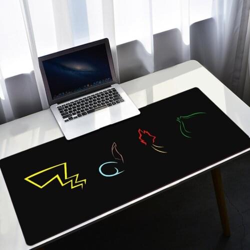 Pokemon Big Mousepepad Manga Carpet Keyboard Anime Mouse Pad Cute Mousepad Kawaii Gaming Pc Accessories Computer Table Mat Diy