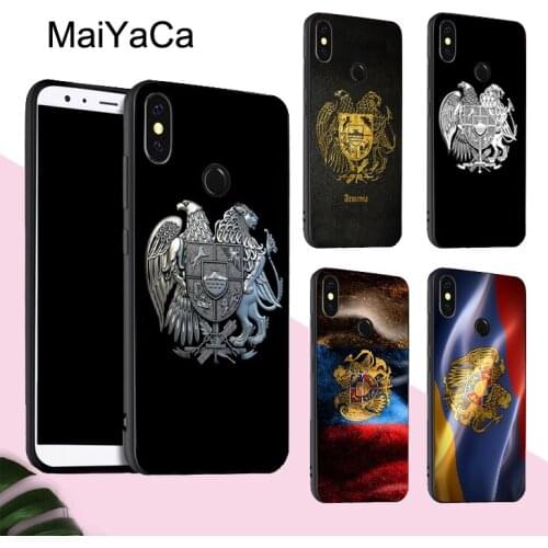 MaiYaCa Armenia coat of arms Flag Case For POCO X3 F2 Pro Case For Redmi Note 8 Pro 8T 7 9 9S 9A 9C For Mi Note 10 Lite A3