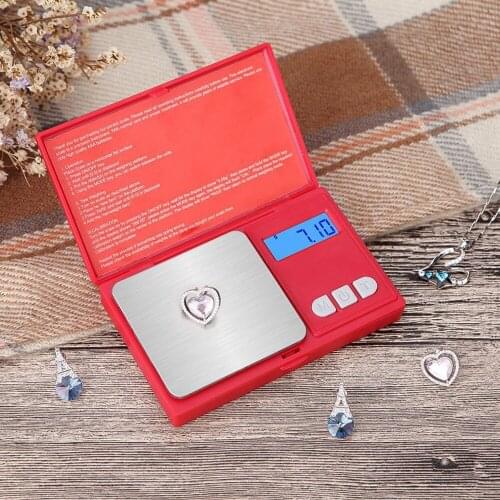 Digital Kitchen Scale Mini Pocket Stainless Steel Precision Jewelry Electronic Balance Weight Grams Food Scale