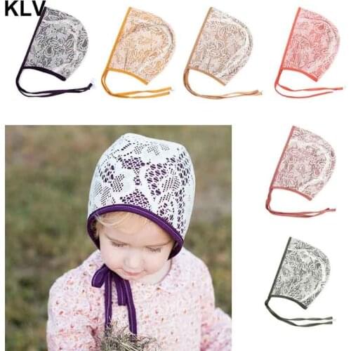 Sweet Baby Girl Hat Lace Flower Baby Cap For 0-12 Months Newborn Children Kids Sun Hat Baby Accessories 0-2 Years