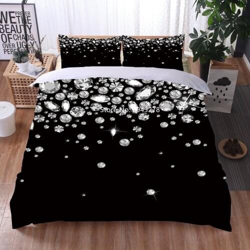 Home Textiles Bedding Set Comfortable Aurora Forest Duvet Cover Pillowcase Quilt Bedding Set Adult Children Bedroom Decor