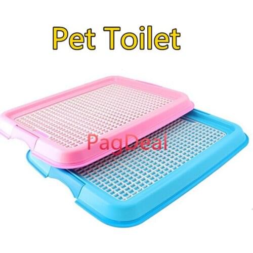 Two Layers Pet Toilet Pee Pad Indoor Dog Puppy Potty Pad Trainer Toilet Tray without Column/Pillar free shipping
