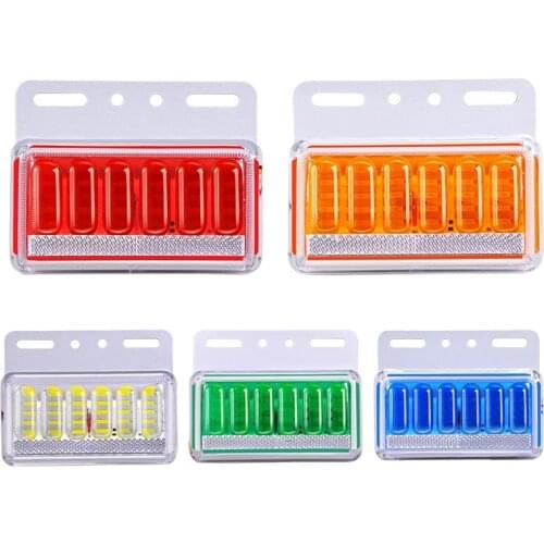 Truck Side Light LED24v Super Bright 6D Ground Waterproof Strong Light Car Side Light Multi-function Trailer Width Indicator