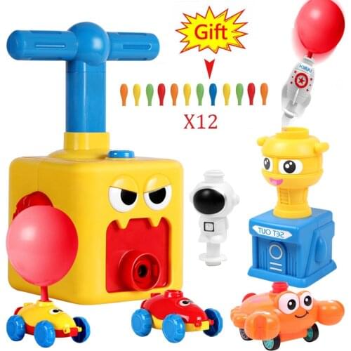 Cute Balloon Powered Car Balloon Launcher Science Experiment Toy Educational And Fun Early Childhood Education Toy For Children