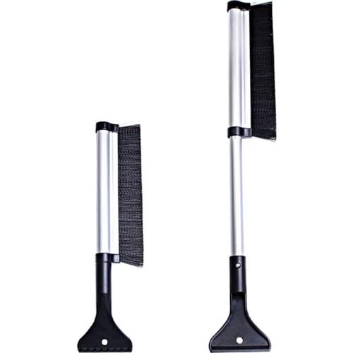 Multifunctional retractable snow shovel tool snow defrosting two in one sweep snow brush does not hurt glass car