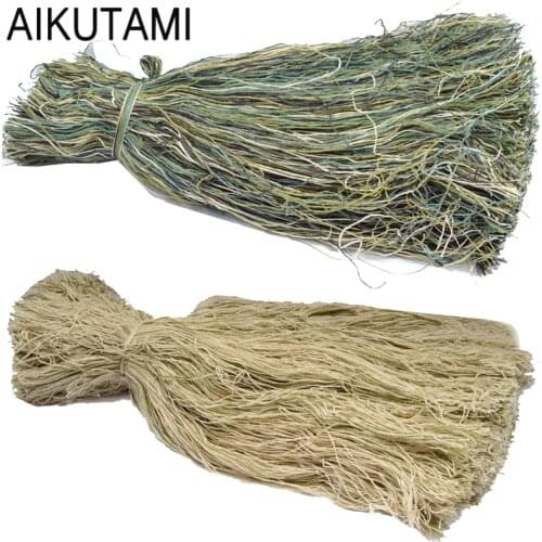 Thread Burlap Yarns Hunting Clothing Accessories Camo Jungle Military Camouflage Ghillie Clothing Field Sniper Airsoft Special