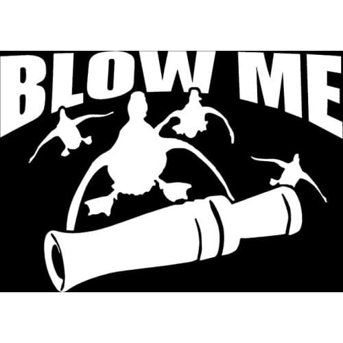 New Hot Sale Blow Me Duck Hunting Decal Window Car Sticker Car Accessories Jdm
