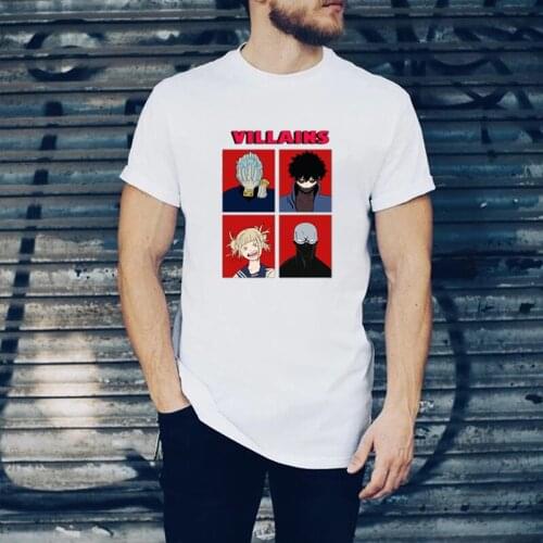 2021 Summer Hot Sale My Hero Academy New Style Vogue T Shirt 100% Cotton Short-sleev Japanese Anime O-neck Printed Streetwea