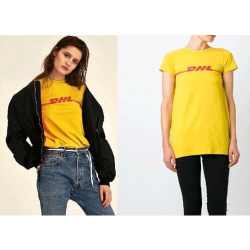 New Plus Size Hot selling Lovers' Clothing Women &Mens letter DHL printting short sleeve T-shirt all match Couples Tops S- 3XL