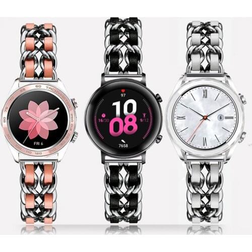 Galaxy watch active 2 strap for samsung gear s3 Frontier 46mm 42mm huawei watch gt 2e 2 correa for amazfit bip gts gtr 47mm band