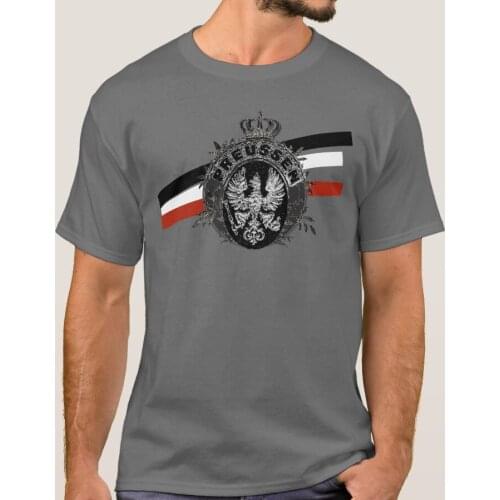 Prussian 1860s Era Silver Eagle with 1867 Flag Mens Gift T-Shirt. Summer Cotton Short Sleeve O-Neck Unisex T Shirt New S-3XL