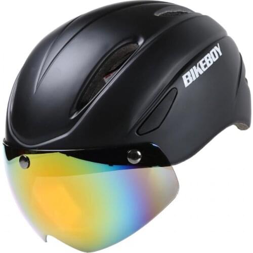 MTB Bike Helmet Electric Bicycle Safe Cap For Men And Women Motorcycle Mountain Road Bike Helmet And Goggles Polarized Glasses