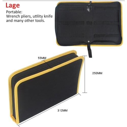 Oxford Canvas Waterproof Storage Hand Tool Bag Screws Nails Drill Bit Metal Parts Tools Bag Case S/M/L Size